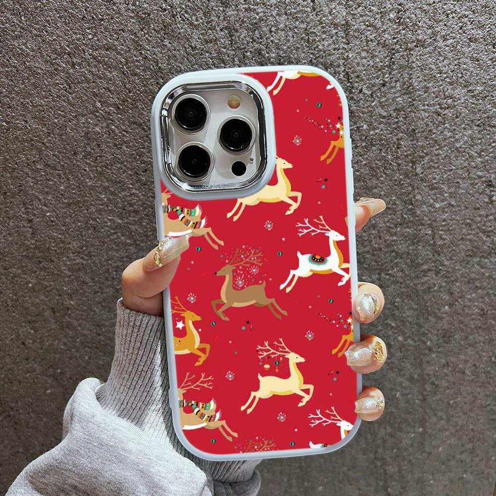 N115 Веселый рождественский дизайн С Новым годом Мягкие чехлы для телефонов iPhone 16Pro — фото 15