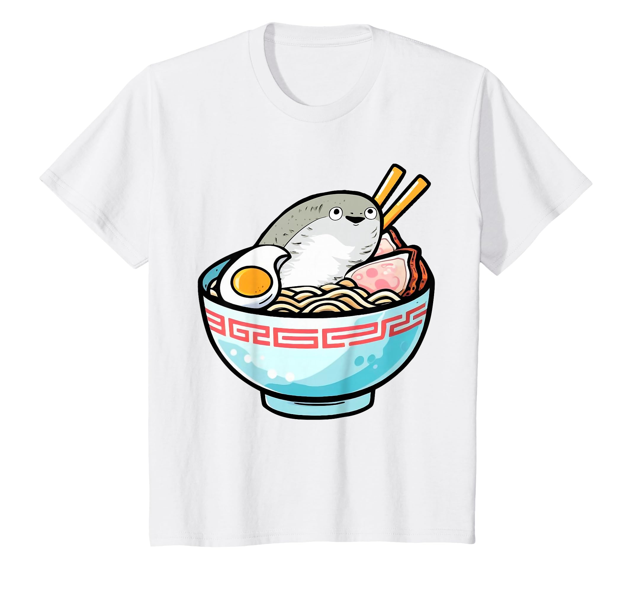 Sakabanbaspisu Fish Meme Japanese Ramen Bowl T-Shirt