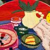 1 PC Potted Plant and Food Pattern DIY Embroidery Beginner Kit