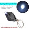 Mini LED Working Light Portable Pocket Flashlight USB Key Lamp With Duals Function Switchs Squeeze Button Keychain Flashlight