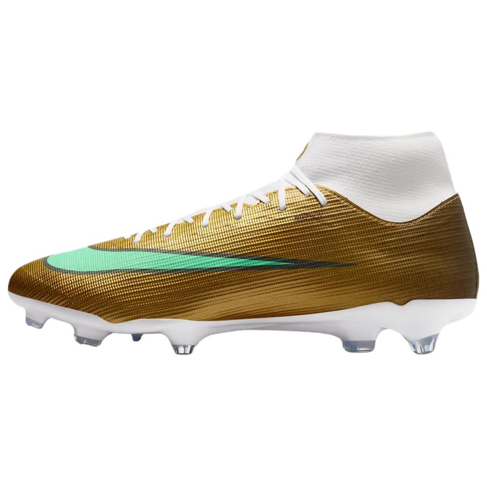 Мужские кроссовки Kylian Mbappé x Nike Mercurial Superfly 11 Academy KM FG MG Metallic Gold Clear Jade 40.5 brown