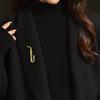 Vintage Lapel Pin Brooch Saxophone Women Brooch Pins Jewelry French Brooch Saxophone Pins Elegant Collar