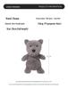 Tiny Wolf Plush Toy - Cute Stuffed Animal Pillow for Girls, Sleep Companion, Birthday Gift