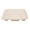 Xitianlong 650ml Degradable Double-Compartment Takeaway Boxes