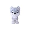 SunLemon Fluffy Wolf Blue Small 16x8x13cm Plush Animal P-6172