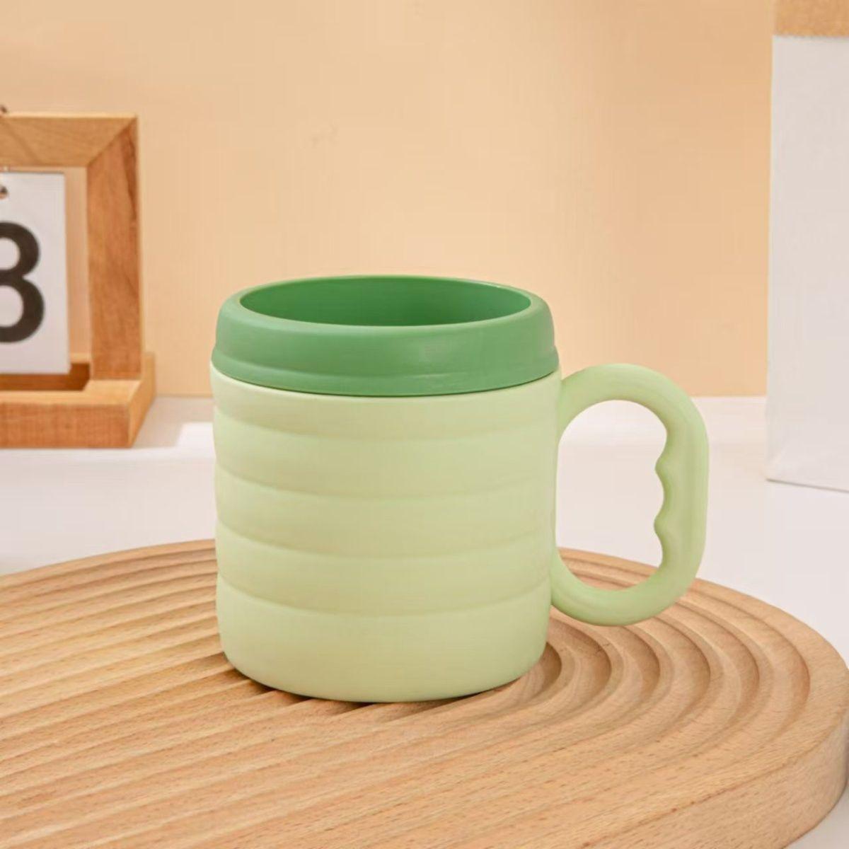 

1PC Splicing Color Double Layered Mouthwash Cup for Adults Macaron Plastic Brush Cup Mouthwash Cup Dental Cup Coffee CupTea Cup