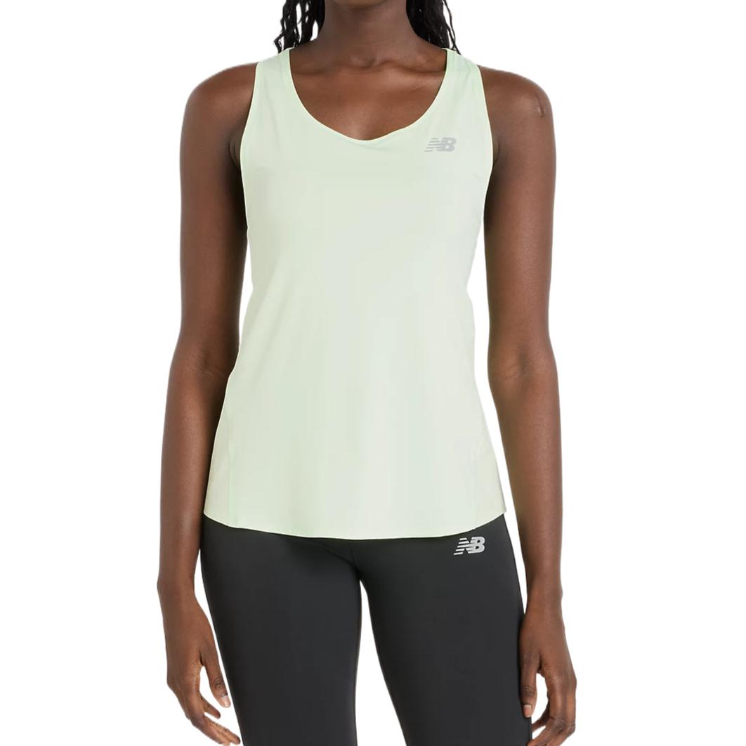 New Balance Race Day Tank Top Women s Green WT41290-MEW L