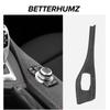 Für BMW F20 F21 F22 F23 Hergestellt aus Alcantara Auto Innenraum Mittelkonsole Multimedia Knopf Panel Verkleidung Performance Aufkleber Zubehör