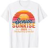 Senior Sonnenaufgang 2026 High School 12. Zwölfte Klasse Sonne T-Shirt