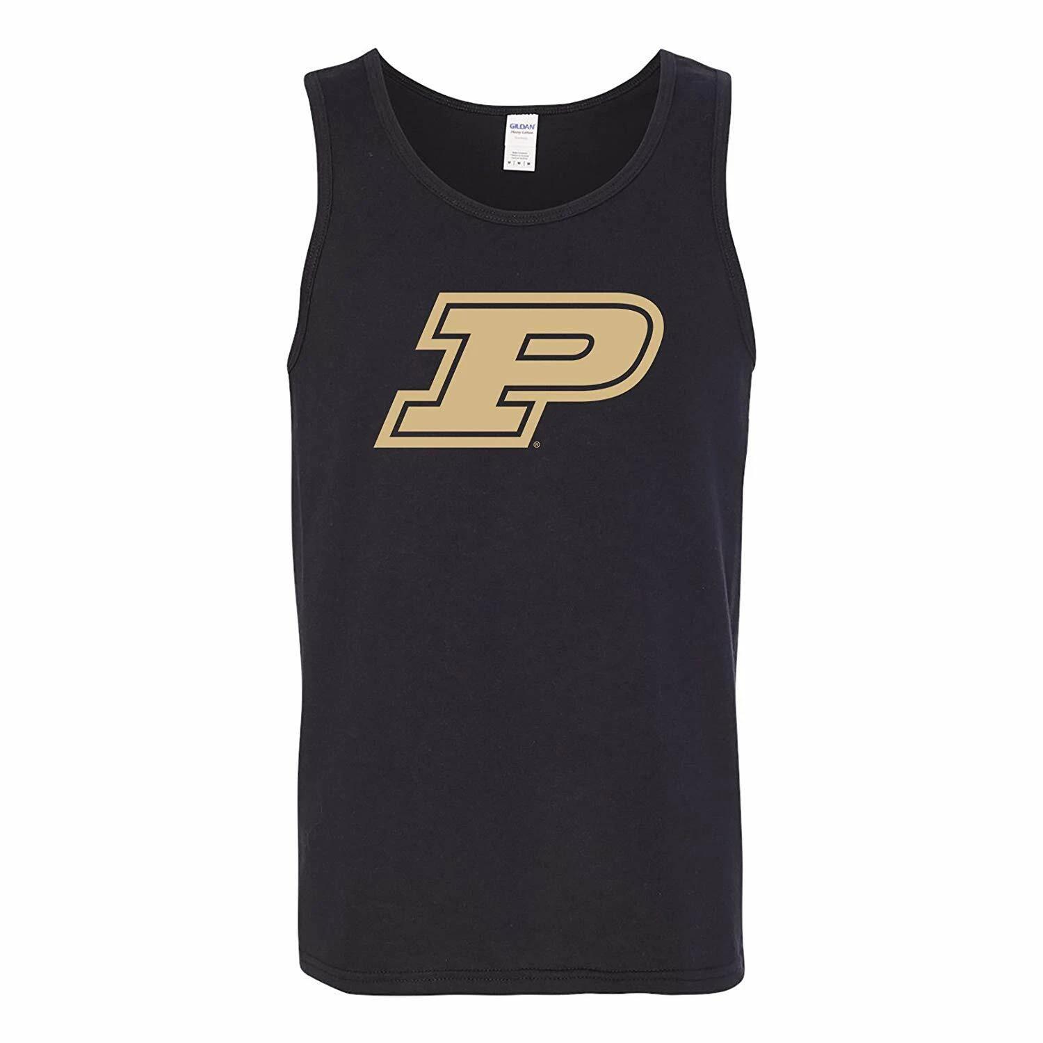 Purdue Boilermakers Primary Logo Tank Top - Black M