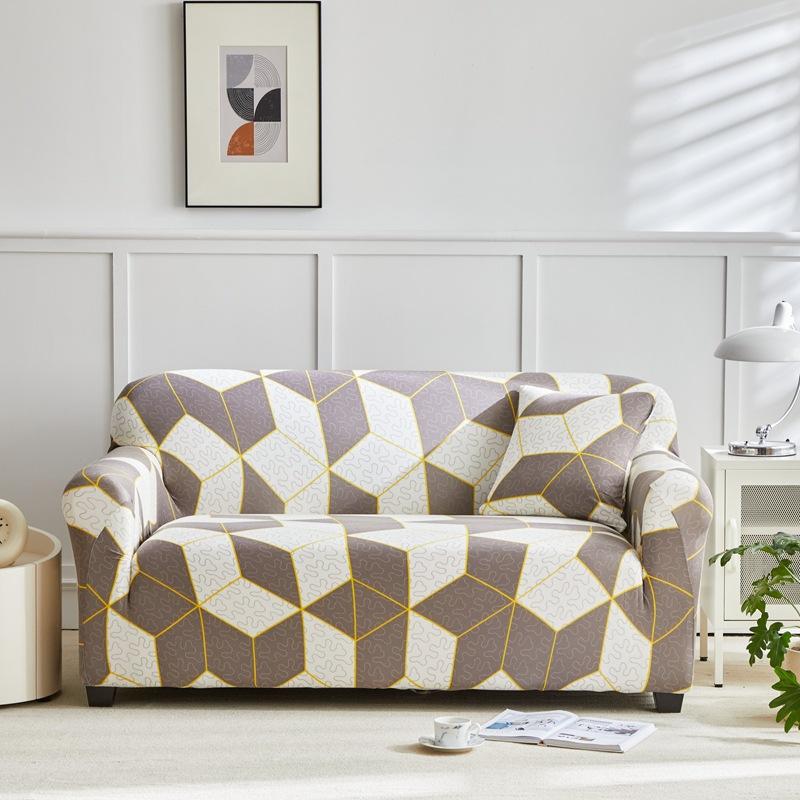Anti Slip and Dust Proof Fabric Sofa Cover Cloth Ins Wind Elastic Sofa Cover Sofa Towel All Inclusive for All Seasons