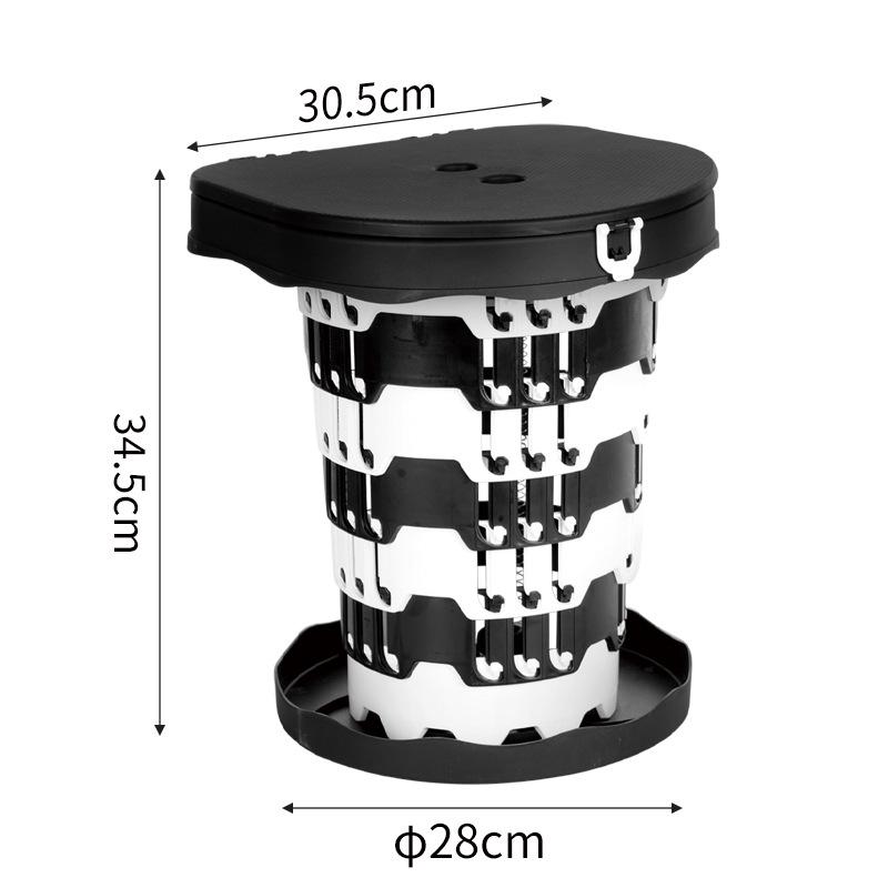 

Portable Folding Camping Toilet Seat for Adults чорний