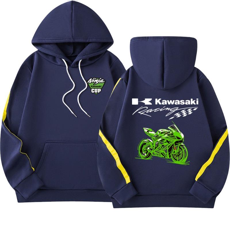 2025 Jaro/Léto Podzim/Zima Horký prodej Mikina s kapucí Kawasaki High end Pohodlná Jednoduchá Sportovní