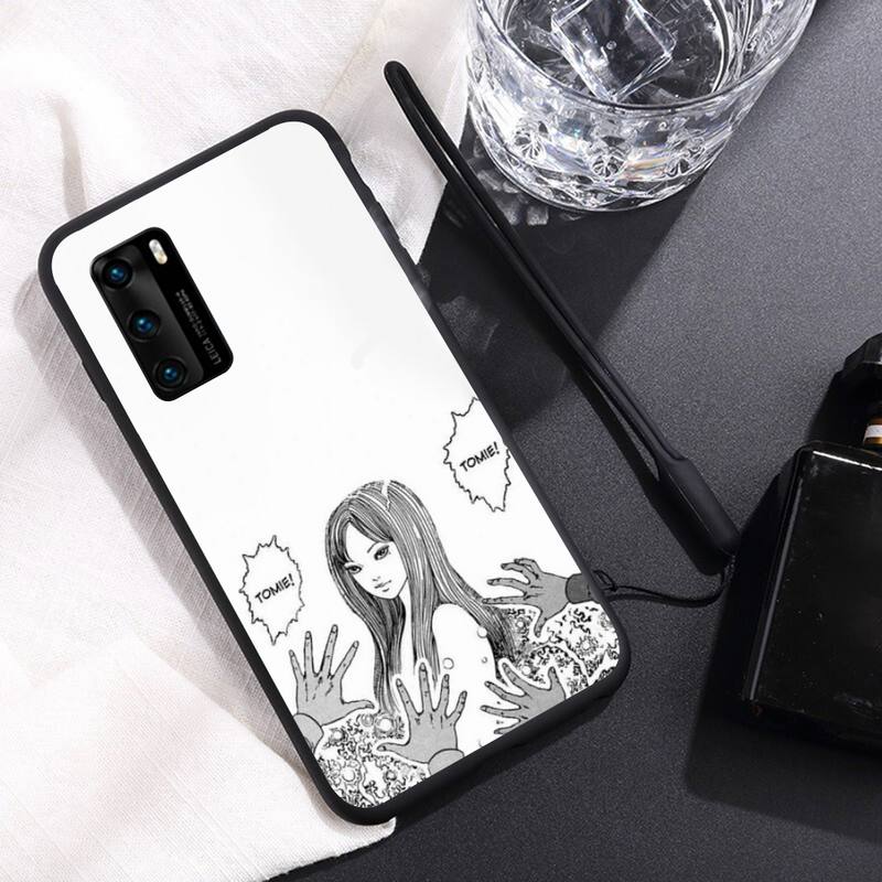 Horror Tomie Phone Case For Huawei Y6 Y7 Y9 Prime 2019 Y9s Mate 10 20 40 Pro Lite Nova 5t Silicone Cover