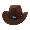 Children'S High-End Sense Of Ethnic Travel Hat, European, American And Western British Style Cowboy Hat, Men'S And Women'S Four-Season Top Hat