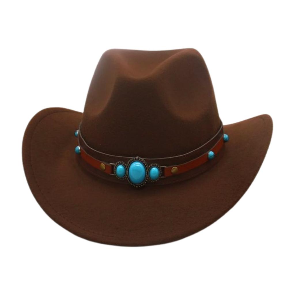 Children'S High-End Sense Of Ethnic Travel Hat, European, American And Western British Style Cowboy Hat, Men'S And Women'S Four-Season Top Hat
