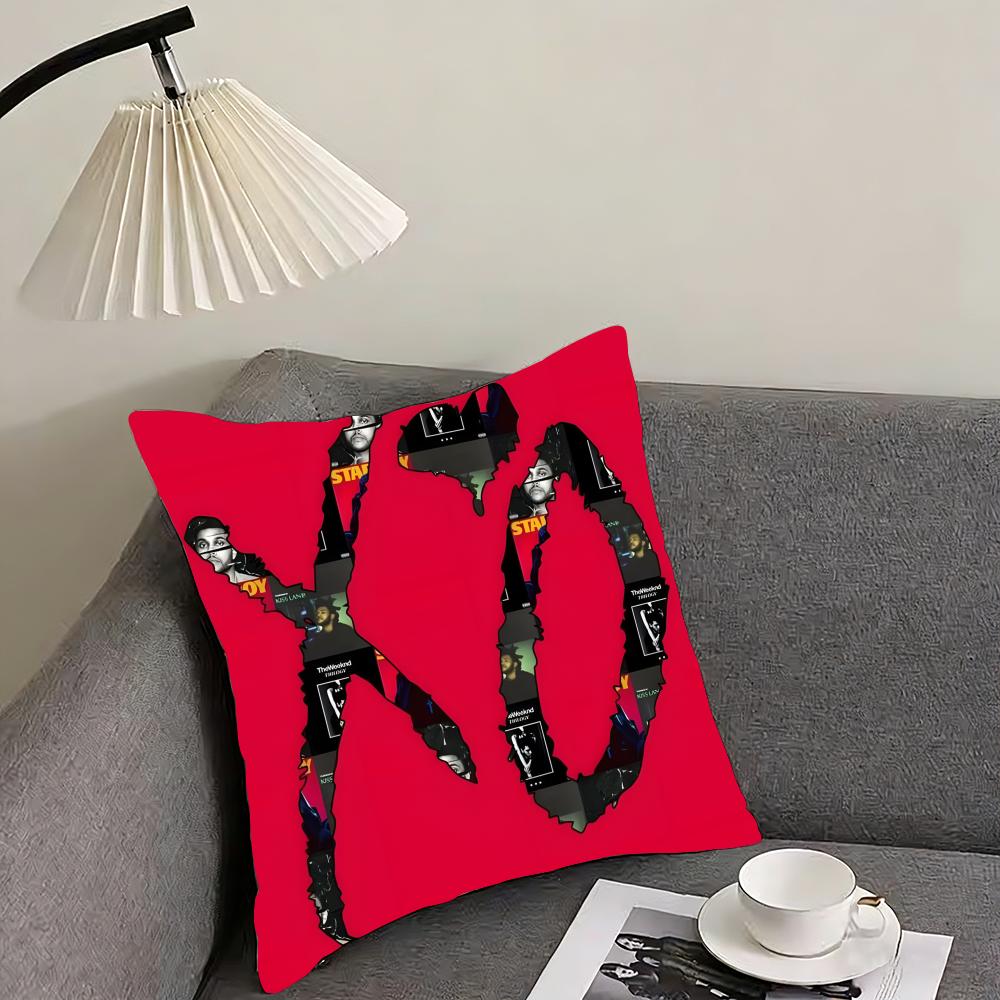Classic Singer The Weeknd After Hours Cushion Cover Reversible Plush Pillow Cover – For car, sofa, bedroom, perfect as a gift.