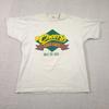 Camiseta Vintage Single Stitch Cheers Programa de TV Last Call Masculina XL Feita nos EUA 1993