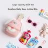 Germ Multifunctional Mini Kids Crossbody Bag Water-Resistant Lightweight Chest Bag Outdoor Travel Cocoa
