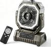 Latest Version Rechargeable Fan 36000mAh Cordless Camping Fan with Mist Khaki [2026 Update] Spray,