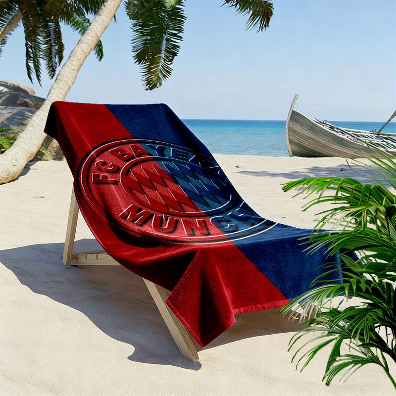 Bayern Monaco Glory telo da spiaggia Telo da spiaggia per foto vacanza Campeggio all'aperto Asciugamano per piscina all'aperto Asciugamano da bagno ad asciugatura rapida nuotare nuotare