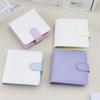 Mini Candy Farbe PU Leder Kpop Fotokarten Ordner Sammelbuch 3 Zoll Kartenaufbewahrung Idol Karte Fotoalbum Halter Buch Schreibwaren