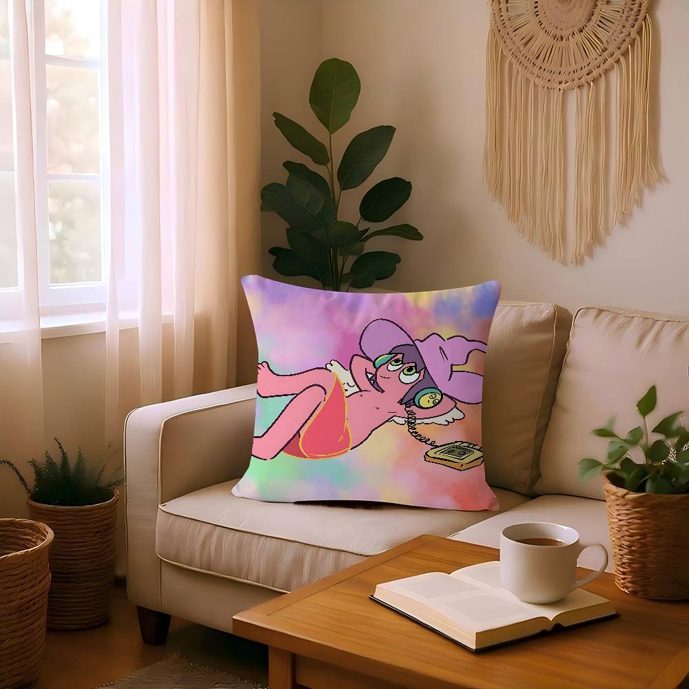 The M-Midnight Gospel Cartoon Pillow Anime Pillow Sofa Bed Head Pillow Cover Cushion Cover 45x45 Cm Fashion