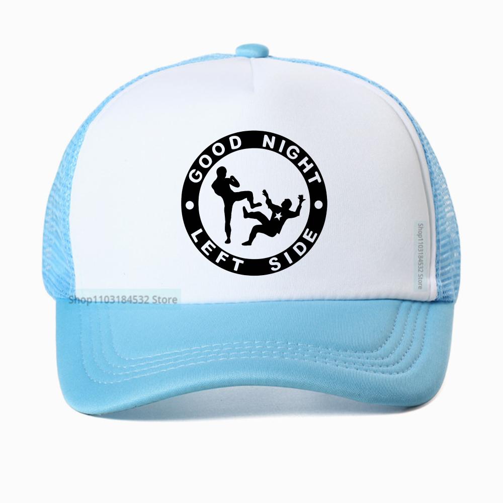 Good Night Left Side Graphic baseball cap Casual Fashion for men women hat Breathable sun hats adjustable mesh snapback hat