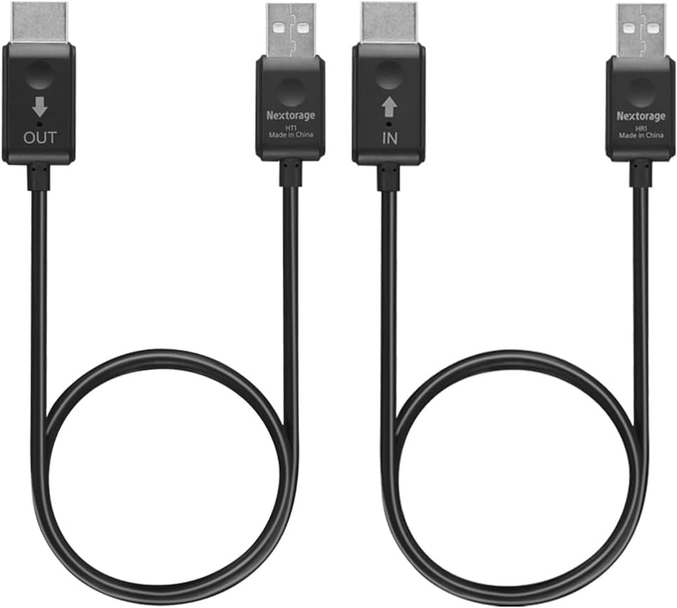 Nextorage HDMI Wireless Adapter NMP-HH1, HDMI, No Setup Required, No Wi-Fi Required, Simply Plug and Play, Wirelessly Mirror Your PC or Game Console