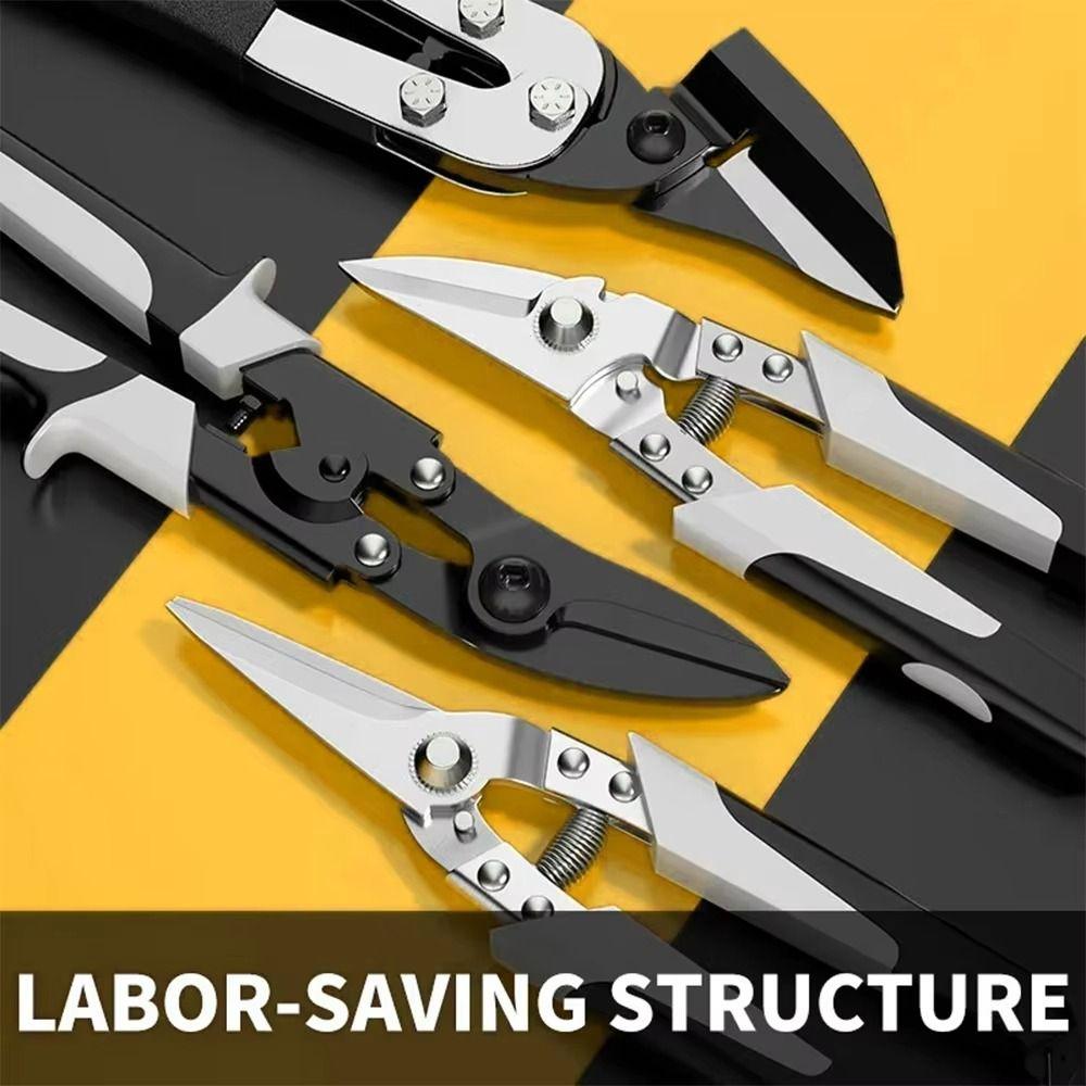 Rustproof Metal Shears Labor-saving Tin Snips Tools Professional Cable Cutters  Industrial Use