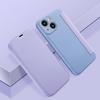 For iPhone 15 Card Holder Kickstand Liquid Silicone Bump Proof Protective Case Skin-touch Phone Cover