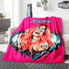 Customiz Name Personality singer Karol G Blanket Soft &Warm Sofa Office Bed Travel Lunch Break Blanket, Gift Suitable All Seasons