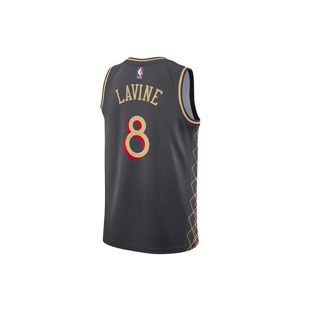 Nike NBA City Edition Swingman Fan Jersey, Zach Lavine, Chicago Bulls, Retro Men Jerseys Black CN1719-060