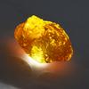 Gema Solta Bruta Âmbar Amarelo Dourado Brasileiro Natural 142,32 Ct CERTIFICADA RS-86
