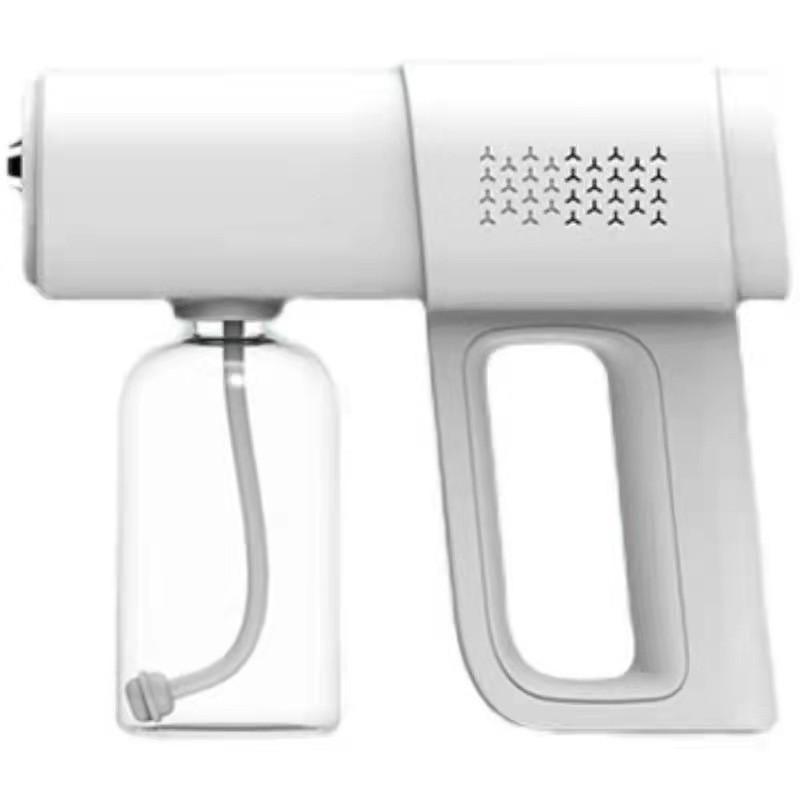 

Беспроводной ручной дезинфицирующий спрей, электронный в бытовом помещении для профилактики, нано-спрей с синим светом белый