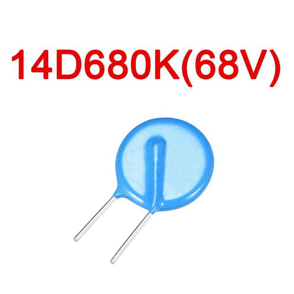 10PCS 14D Metal Oxide Varistor MOV Values of Range 151K To 821K 14K 14D 270/470/151/201/221/471/561/621/681/821 METAL OXIDE VARISTOR ZOV
