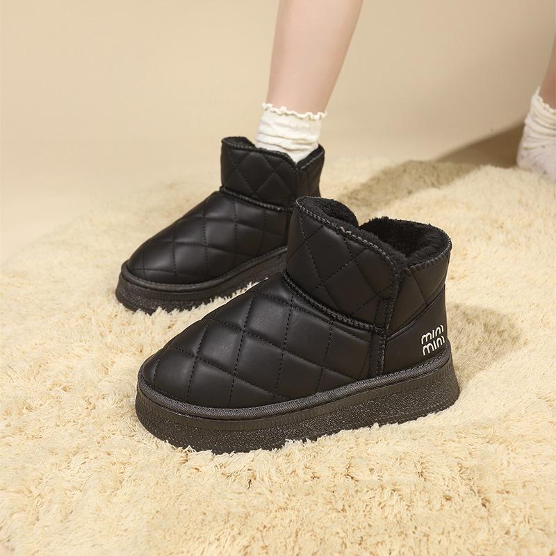 Autumn and Winter Plush Casual Thick Soled Snow Boots for Women
