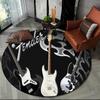 29 Style New Fender Retro Guitar Instruments Music Round Carpet Rug for Bedroom Living Room Sofa Decoration,pet Decor Floor Mat