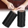 2 Rolls Waxed Thread Leather Sewing Stitching String Accessories DIY Handicraft Black