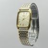 Used 80s Vintage Seiko Tank Watch, Rectangular, Working Condition, Vintage Gold, Square