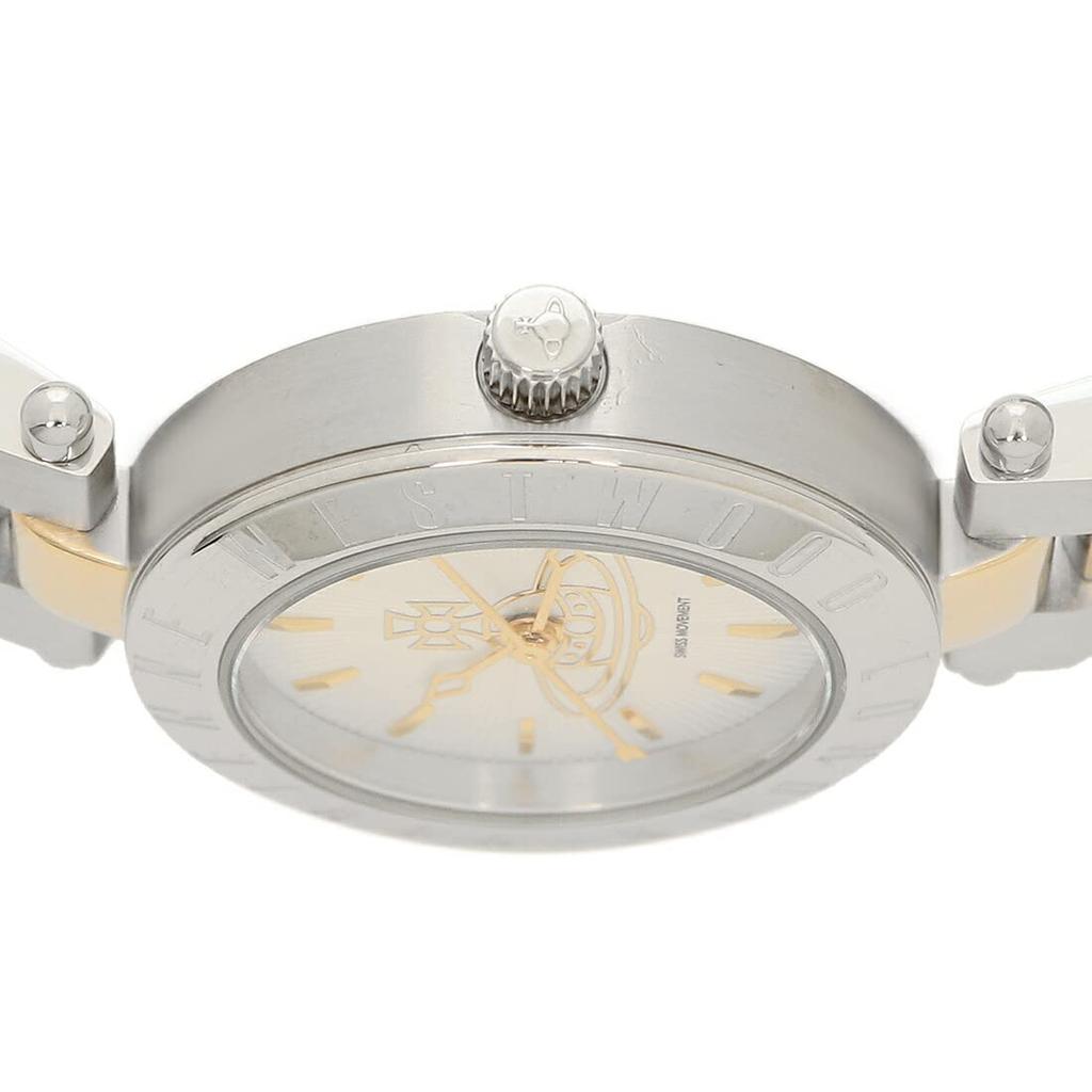 Vivienne Westwood Women's Westbourne Watch, 28mm, Quartz, White Gold, VV092SLSG, Stainless Steel [Parallel Import]