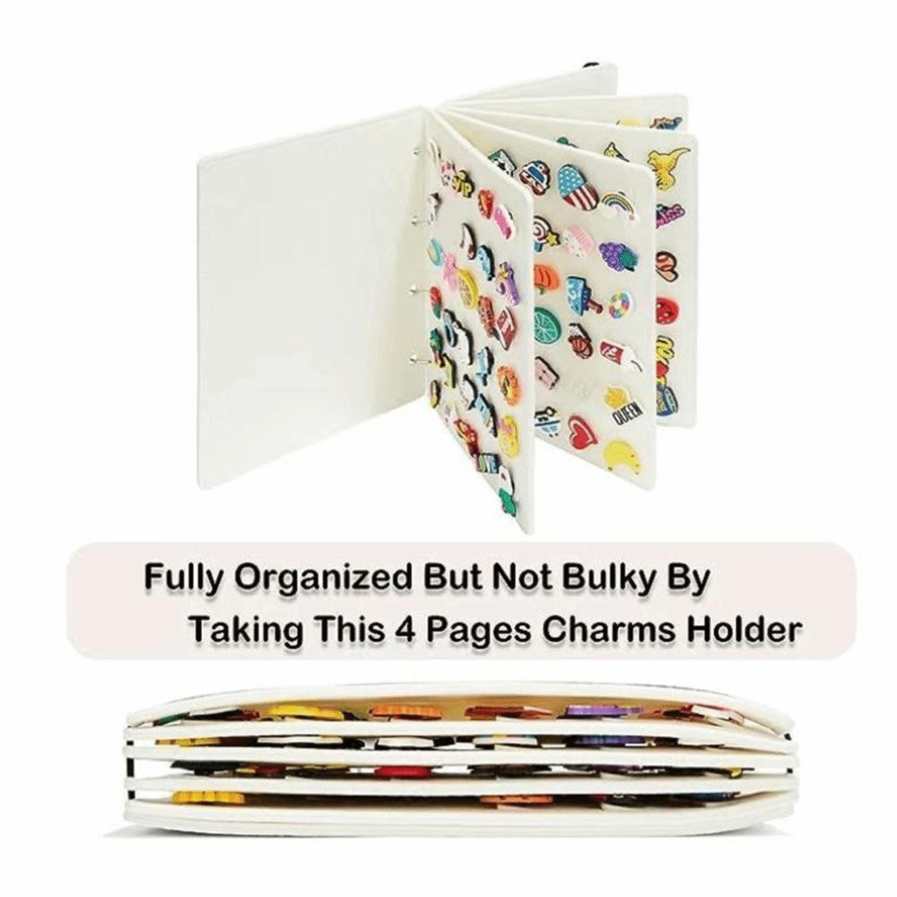 Großes Filz-Aufbewahrungsbuch DIY-Abzeichen-Anhänger-Organizer Schuh-Anhänger-Organisation