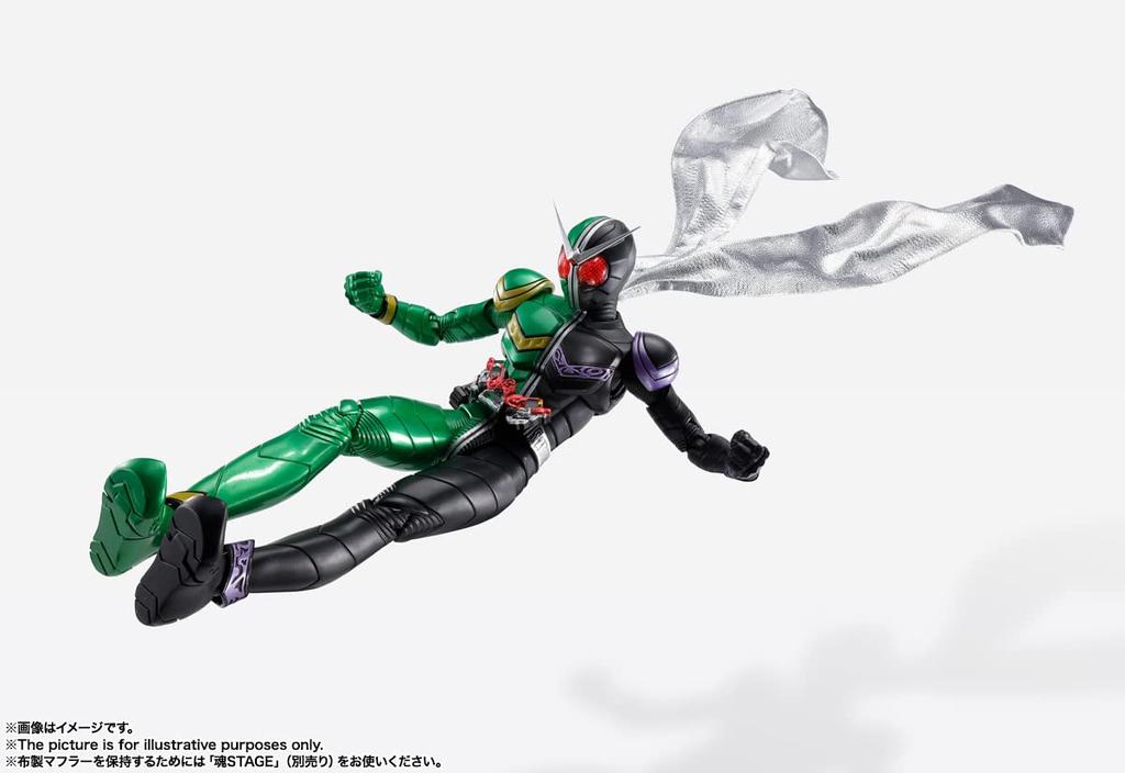TAMASHII NATIONS Kamen Rider W Cyclone Joker Futo Detective Animation Commemoration 145mm Painted Movable Figure S.H.Figuarts (Shinkocho Seiho)