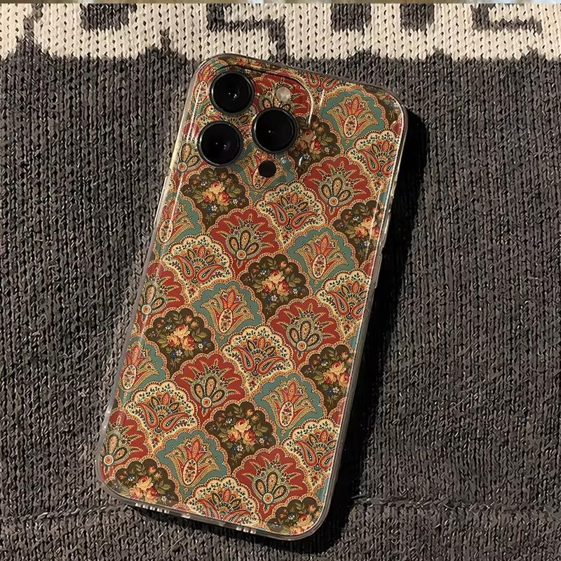 

Pink Crystal Texture Lace Pattern Phone Case For Samsung Galaxy S26 S25 Ultra S24 S23 FE S22 S21 Plus S20 A73 Clear Bumper Cover Galaxy S20 Ultra