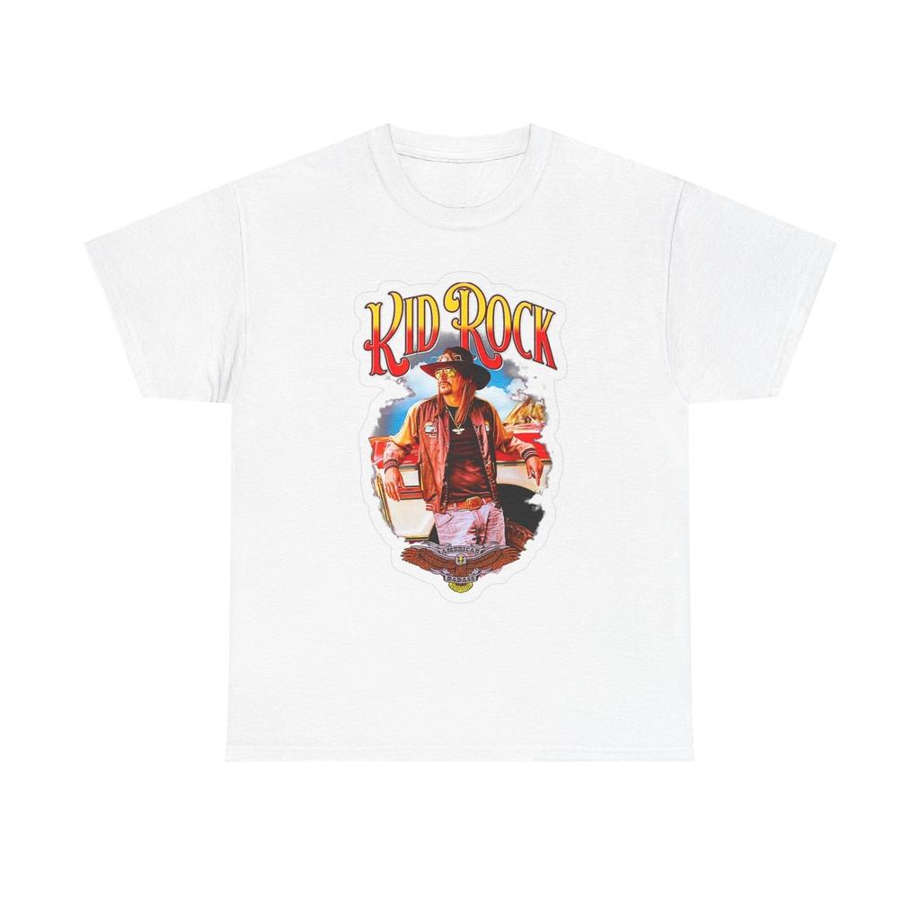Kid Rock NEW Graphic T Shirt Vintage Funny Retro Unisex Heavy Cotton Tee