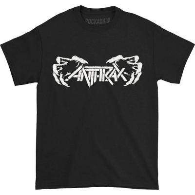 Anthrax Unisex-Erwachsene Death Hands Baumwoll-T-Shirt