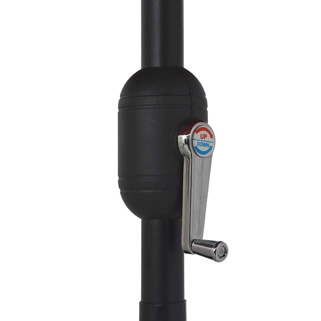 vidaXL Parasol with Metal Pole 390 Cm Anthracite