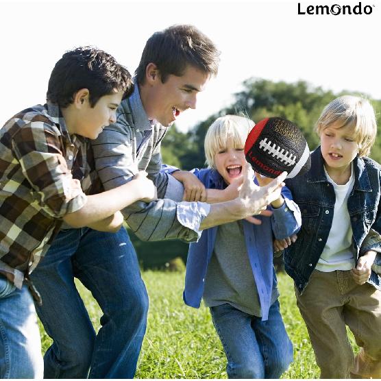 PassCatch Composite Training Football, Peewee Size, Youth Size(Ages 5-13) & Official Size(Ages 14+), Enhance Solo Passing Catching Skills(with Pump)