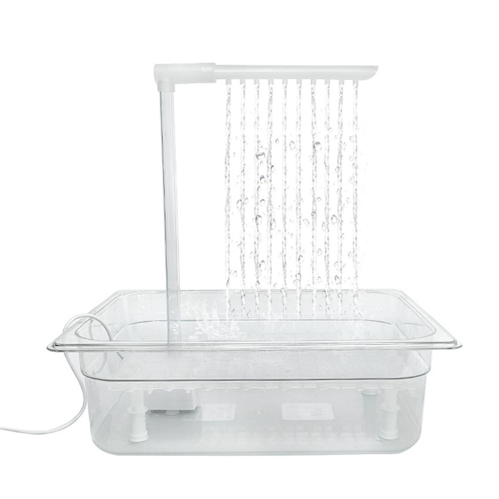 

Автоматический фонтан для птиц Птичий душ Рециркуляционный фонтан для маленьких домашних птиц Волнистый попугай Ванна-фонтан для купания Домашняя птица Ванна