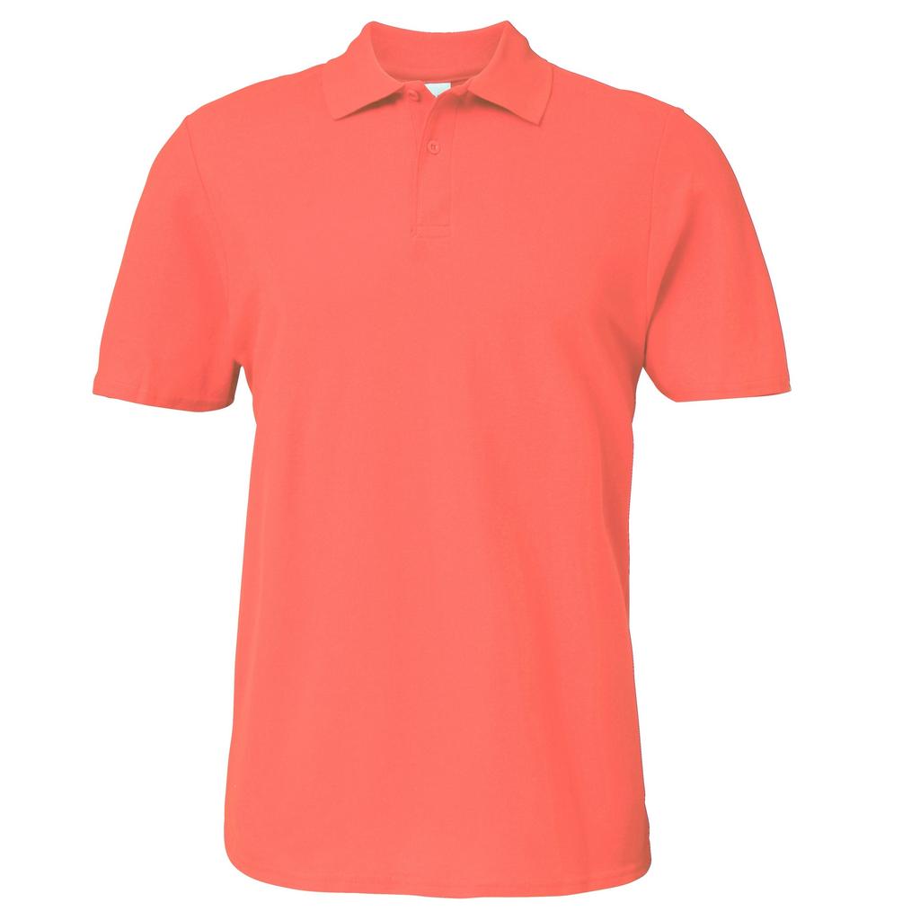 Gildan Softstyle Mens Short Sleeve Double Pique Polo Shirt